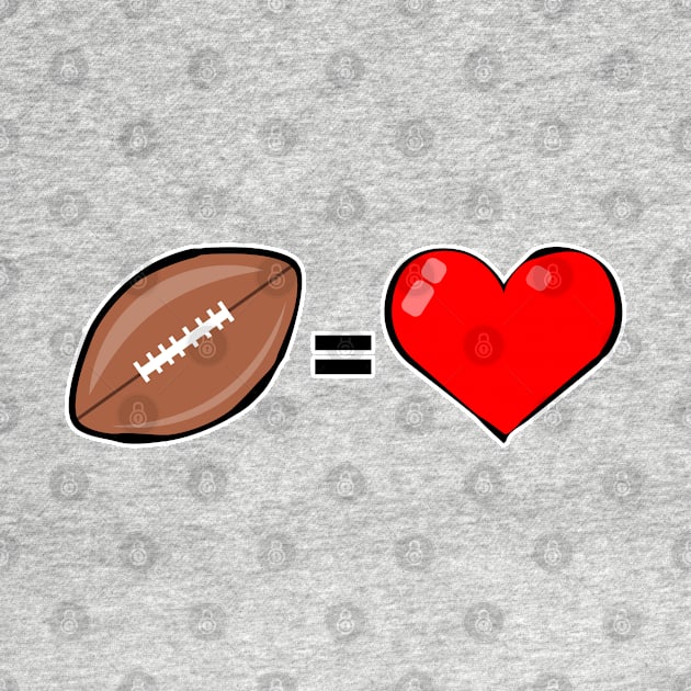 American Football Is Love by DesignWood-Sport